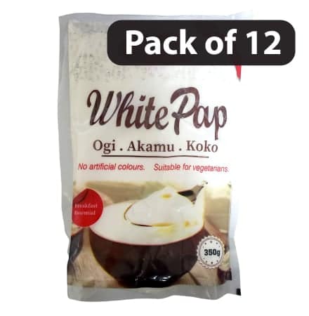 (Pack of 12) Funbel White Pap 350g 1 Funbel White Pap 350g x12