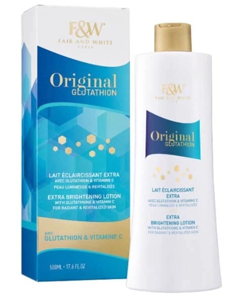 Fair & White Original Glutathion Body Lotion 500ml - Afro Pride