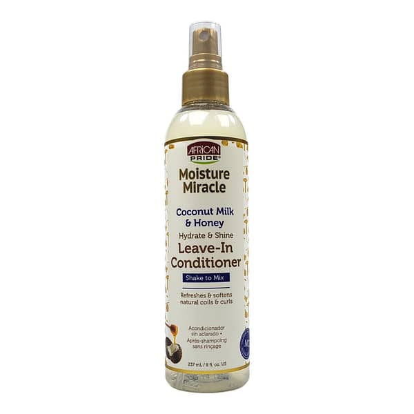 African Pride Coconut Milk & Honey Leave-In Conditioner 8oz
