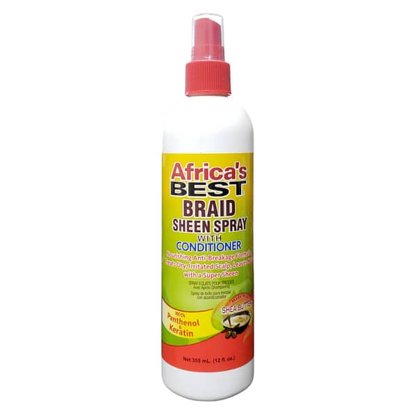 Africa's Best Braid Sheen Spray with Conditioner 12oz