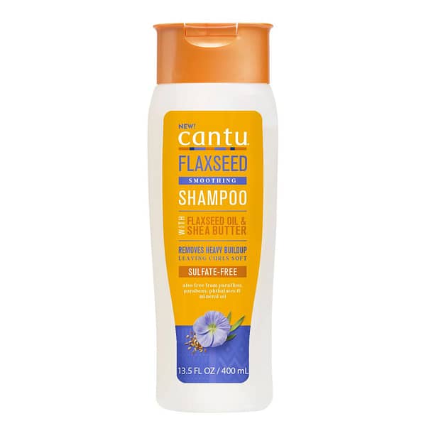 Cantu Flaxseed Smoothing Shampoo with Flaxseed Oil & Shea Butter 13.5oz 400ml