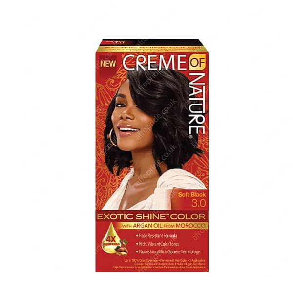 Creme Of Nature Exotic Shine Color Soft Black 3.0