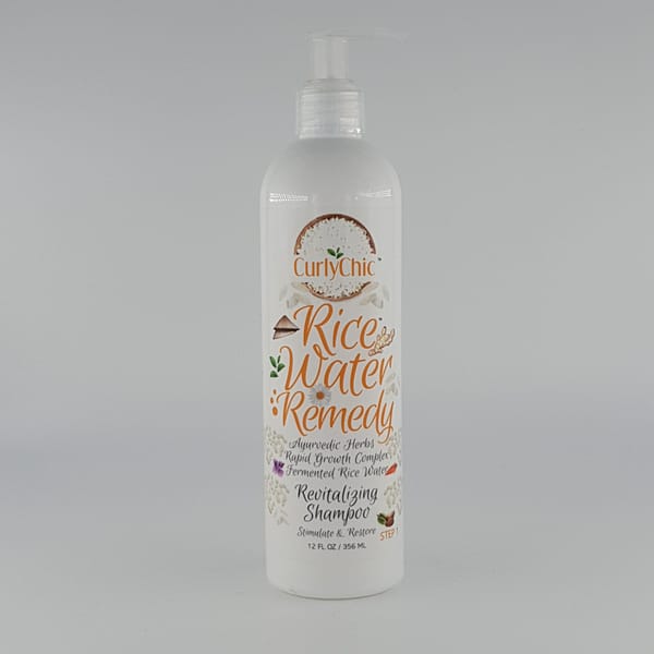 CurlyChic Rice Water Revitalizing Shampoo 12oz