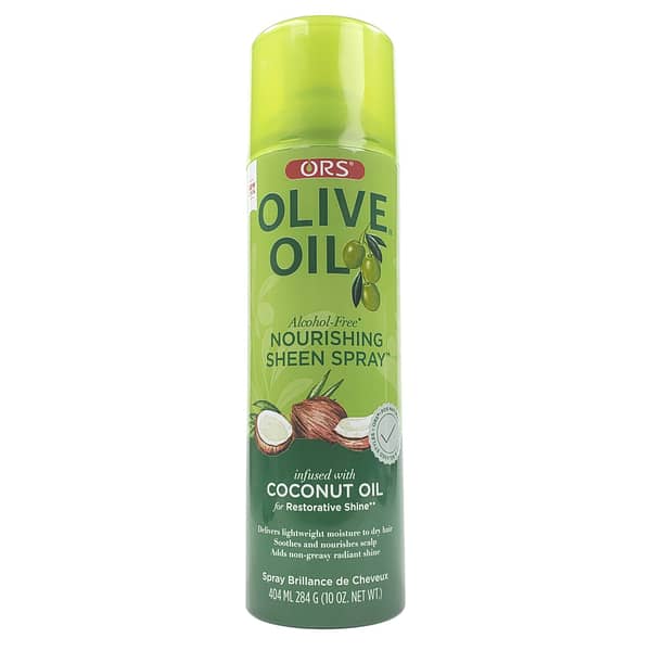 (Pack of 3) ORS Olive Oil Nourishing Sheen Spray Infused With Coconut Oil 10oz