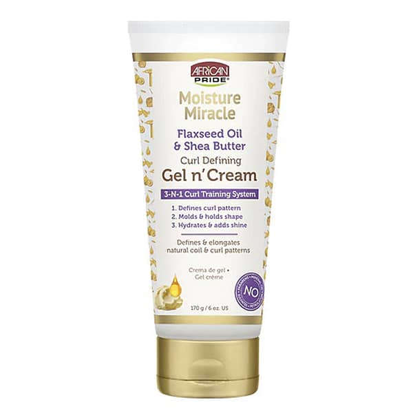 African Pride - Moisture Miracle Curl Defining Gel'N'Cream - 6oz