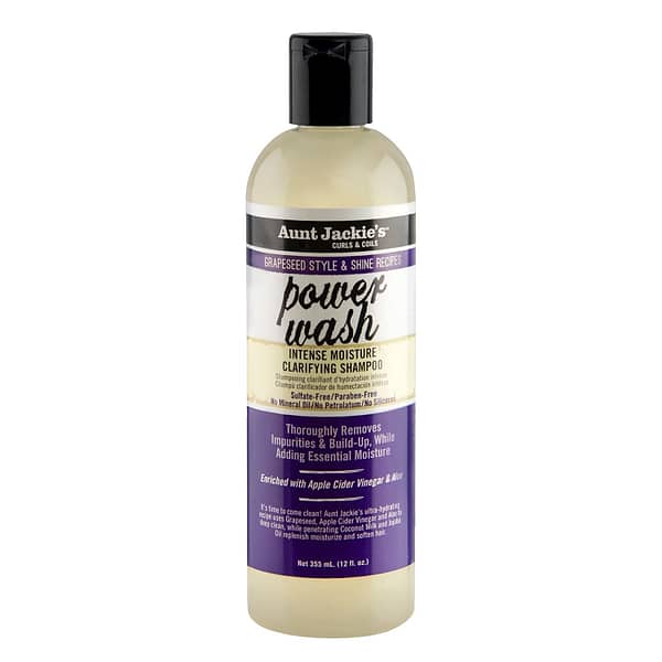 Aunt Jackie's Power Wash Intense Moisture Clarifying Shampoo 12oz