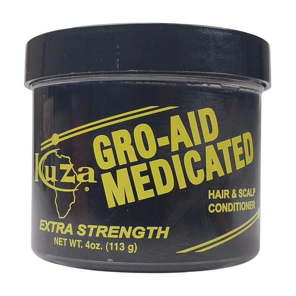 Kuza Gro-Aid Medicated Hair & Scalp Conditioner 4oz