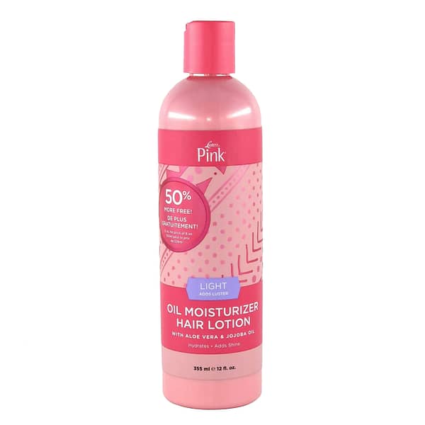 Luster's Pink Oil Moisturizer Hair Lotion Light Adds Luster 12oz