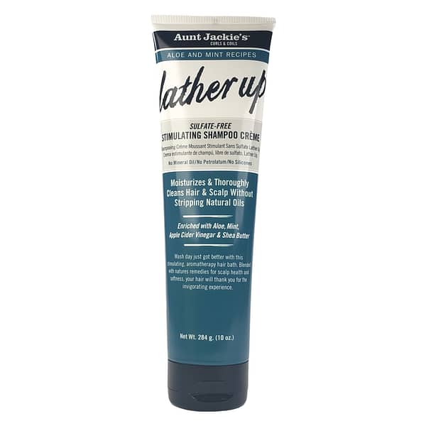 Aunt Jackie's Aloe & Mint Lather Up Stimulating Shampoo Creme 10oz