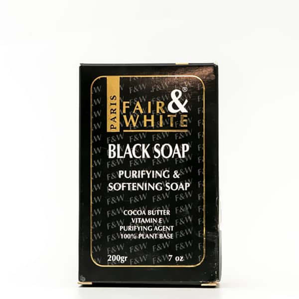 Fair&white Savon Black Purifiant & Adoucissant