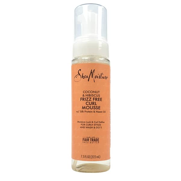 Shea Moisture Coconut and Hibiscus Frizz-Free Mousse 7.5oz