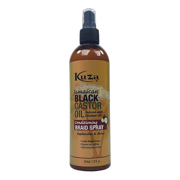 Kuza Jamaican Black Castor Oil Conditioning Braid Spray 12oz