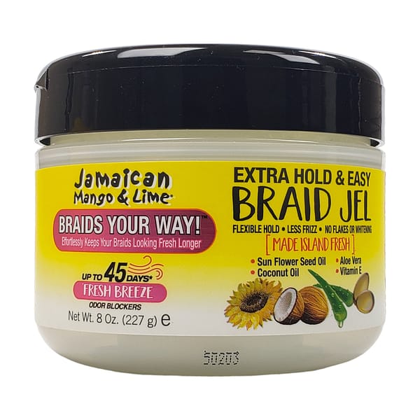Jamaican Mango & Lime Extra Hold & Easy Braid Jel 8oz