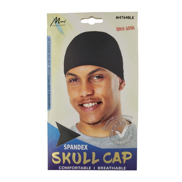 Murry Spandex Skull Cap M4764BLK