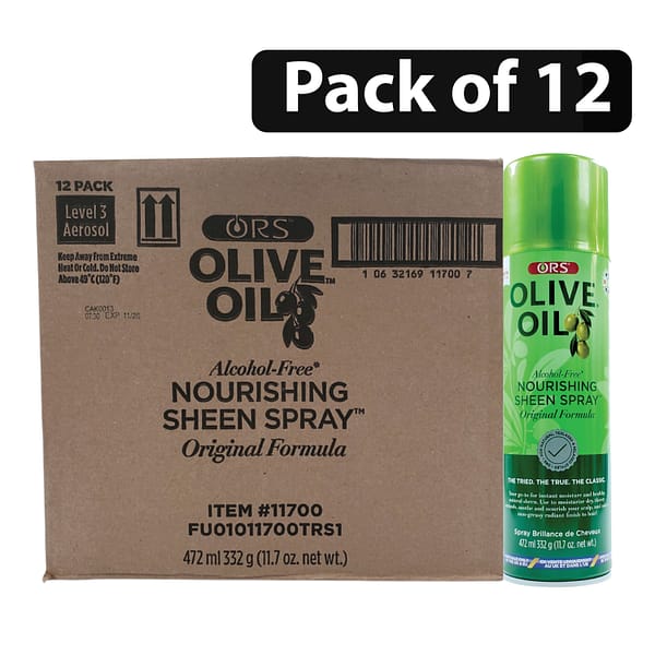 (Pack of 12) Ors Olive Oil Sheen Nourishing Spray Original 11.7oz