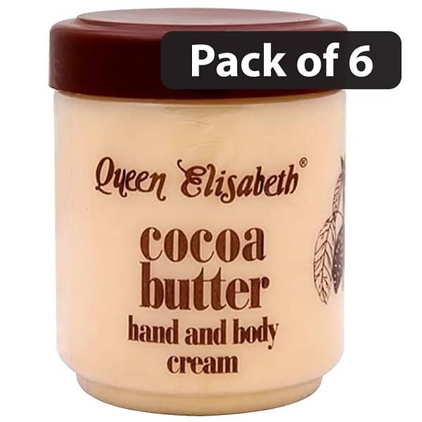 (Pack of 6) Queen Elisabeth Cocoa Butter Hand & Body Cream 250ml
