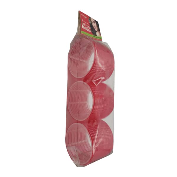 Magic 3" 3 Pack Self-Grip Rollers Red