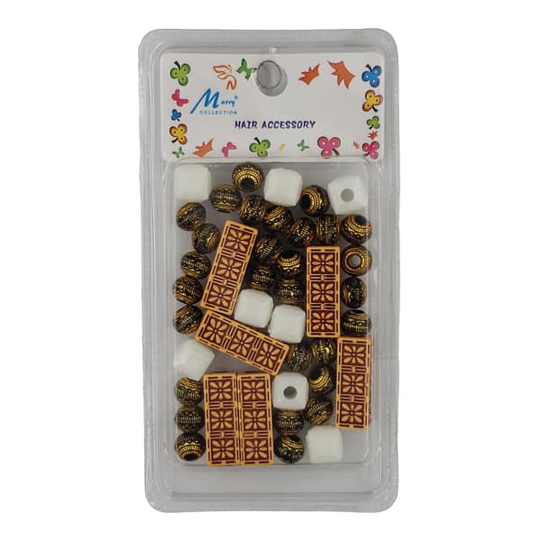 Murry Collections 4 In 1 Hair Beads Golden