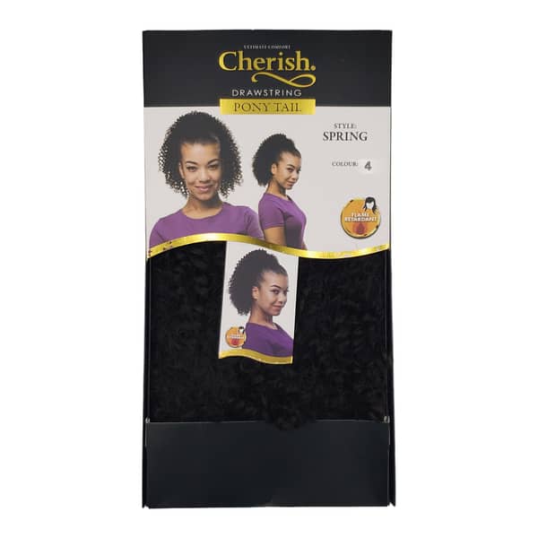 Cherish Drawstring Pony Tail Spring 4