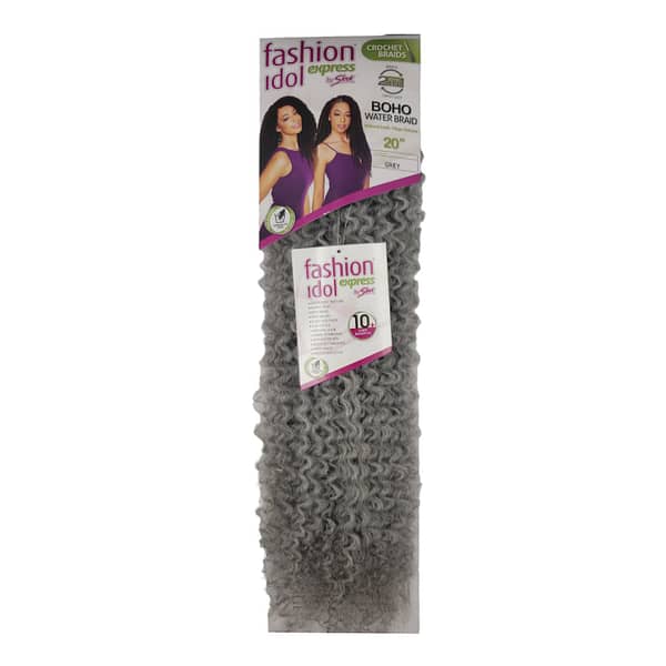 Sleek Hair Fashion Idol Express Boho Satin Braid 20'' Grey