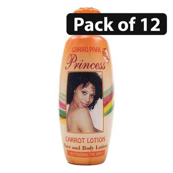 (Pack of 12) Carro Paa Princess Carrot Face And Body Lotion 400ml