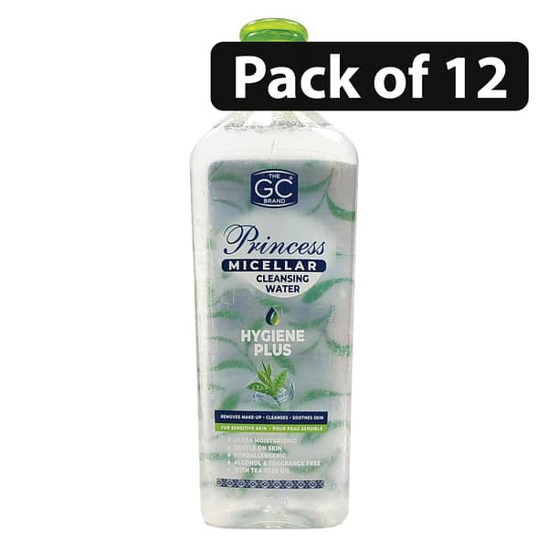 (Pack of 12) The GC Brand Princess Micellar Hygiene Plus Cleansing Water 250ml
