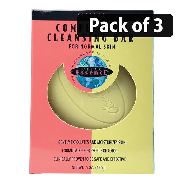 (Pack of 3) Clear Essence Complexion Cleansing Bar 5oz (Pack of 3) Clear Essence Complexion Cleansing Bar 5oz