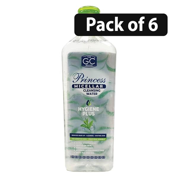 (Pack of 6) The GC Brand Princess Micellar Hygiene Plus Cleansing Water 250ml