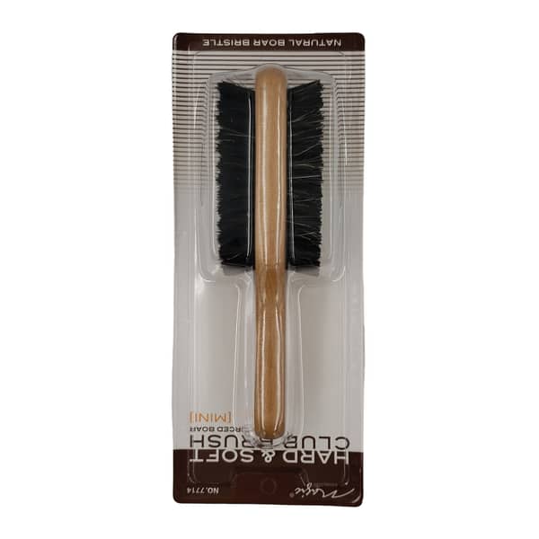Magic Hard & Soft Club Brush Reinforced Boar [Mini] 7714