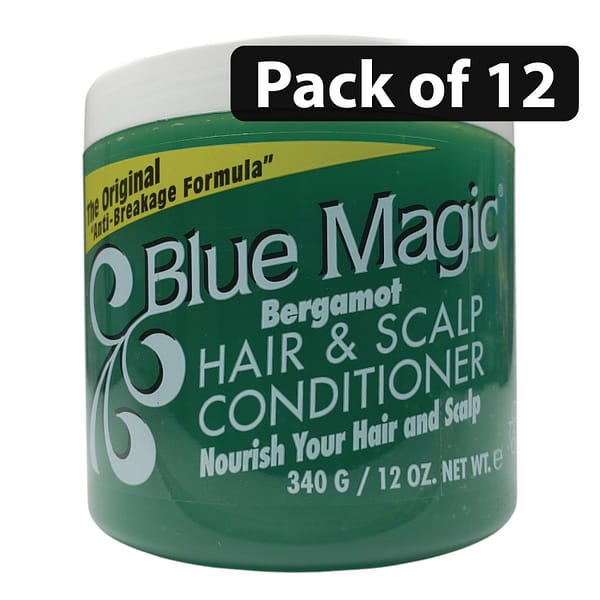 (Pack of 12) Blue Magic Bergamot Hair & Scalp Conditioner 12oz