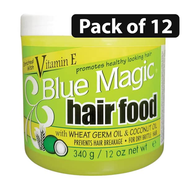 (Pack of 12) Blue Magic Hair Food Enriched with Vitamin E