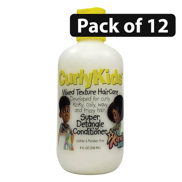 (Pack of 12) CurlyKids Super Detangle Conditioner 8oz