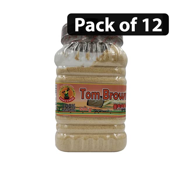 (Pack of 12) Mama's Pride Tom Brown 500g