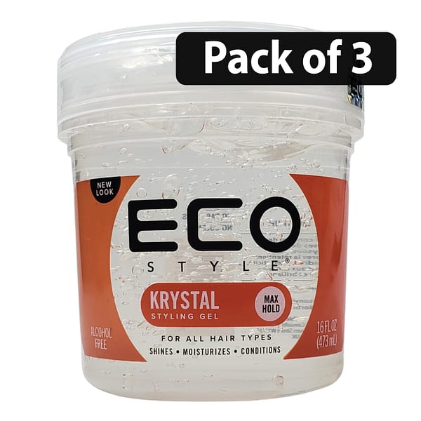 (Pack of 3) Eco Styling Gel Krystal 16oz