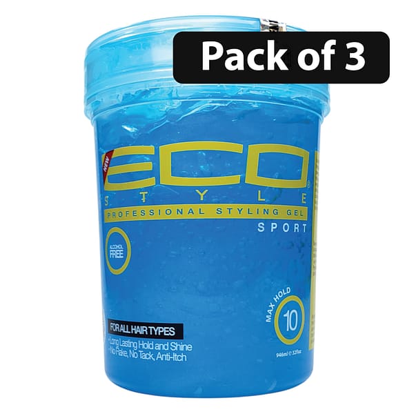 (Pack of 3) Eco Styling Gel Sport 32oz