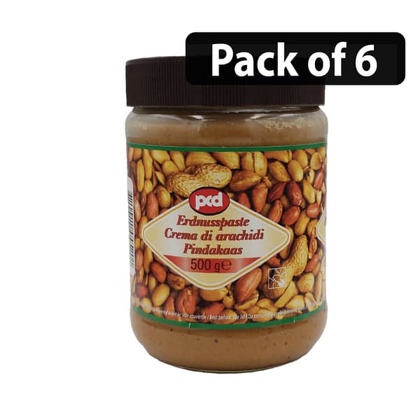 (Pack of 6) Pcd Peanut Butter 500g