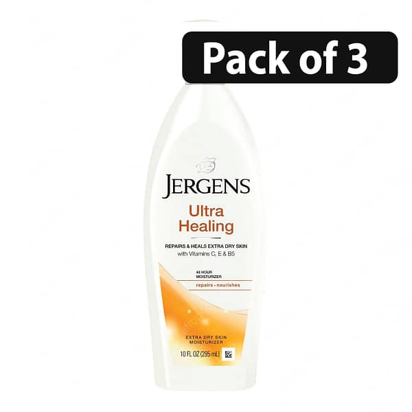 (Pack of 3) Jergens Ultra Healing Extra Dry Skin Moisturizer 10oz