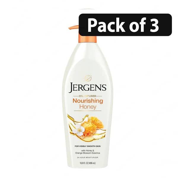(Pack of 3) Jergens Nourishing Honey Lotion 16.8oz