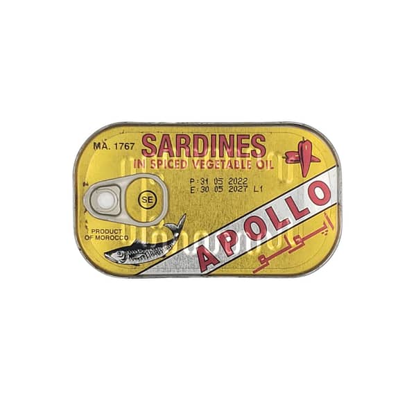 Sardines Apollo 125g In Spiced Oil