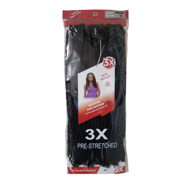 Kuknus Collection Dreadlocks Braid 18'' 1B