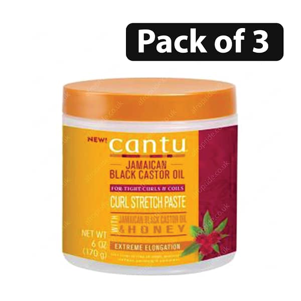(Pack of 3) Cantu - Curl Paste Jamaican Black Castor Oil 6oz