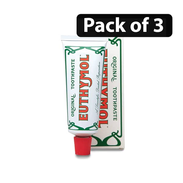 (Pack of 3) Euthymol Toothpaste 75ml