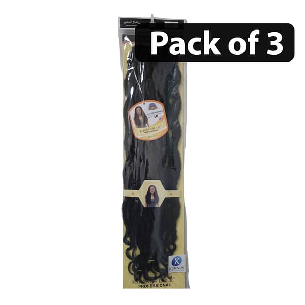 (Pack-of-3)--Kuknus-Collection-Dread-Locks-Wavy-Bulk-20''-1B