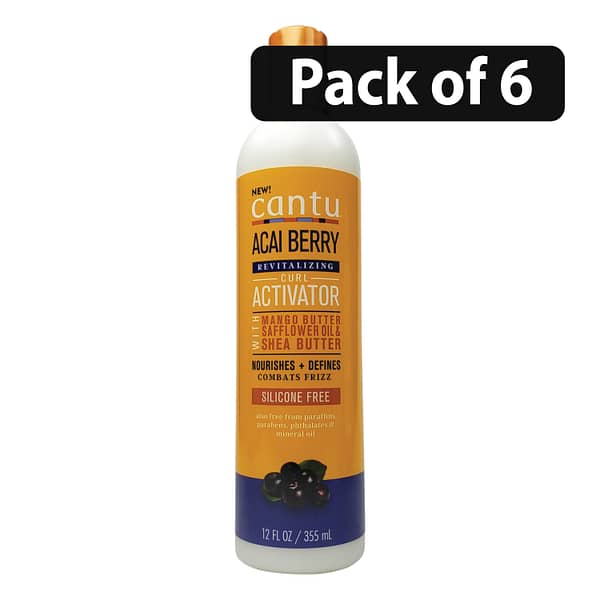 (Pack of 6) Cantu Acai Berry Revitalizing Curl Activator 12oz