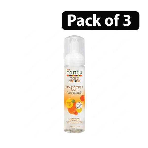 (Pack of 3) Cantu Care For Kids Dry Shampoo Foam 5.8oz