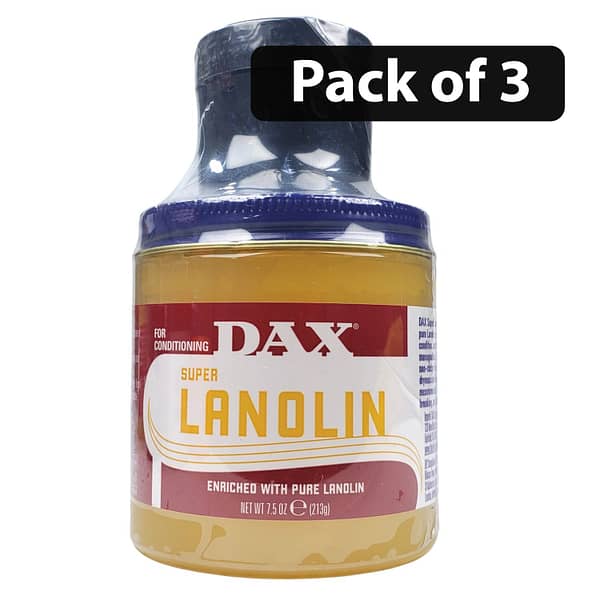 (Pack of 3) Dax Hair Conditioner Super Lanolin 7.5oz