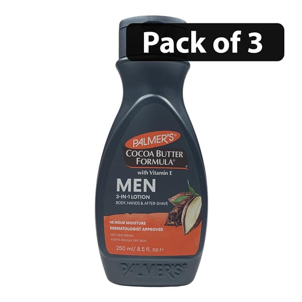 (Pack of 3) Palmer’s Cocoa Butter Formula Men 3-In-1 Lotion 250ml8.5fl.oz