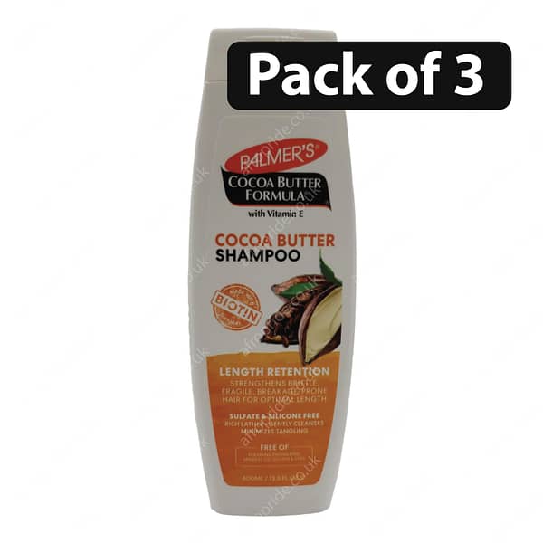 (Pack of 3) Palmer's Cocoa Butter Shampoo 400ml