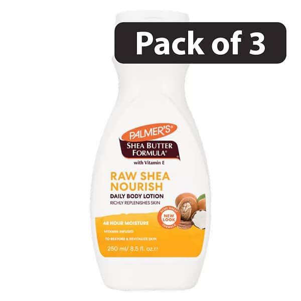 (Pack of 3) Palmer’s Raw Shea Body Lotion 250ml