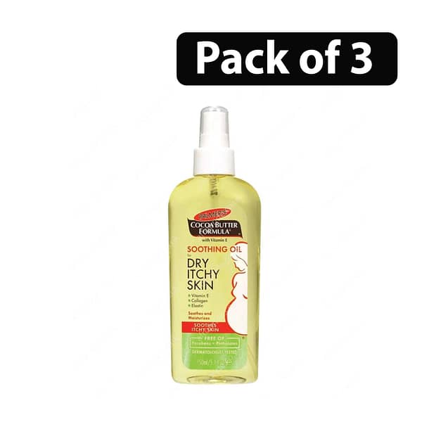 (Pack of 3) Palmer's Soothing Oil Dry Itchy Skin 5.1oz